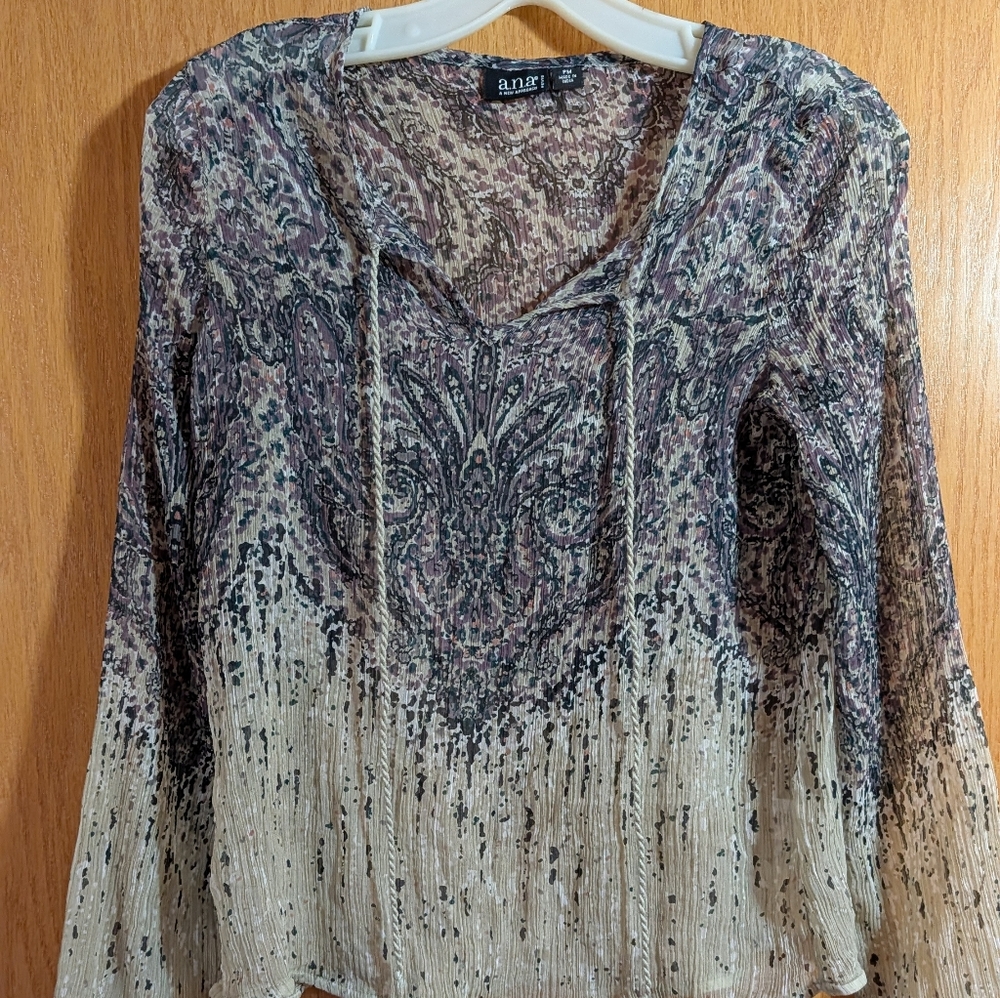 a.n.a Multicolor Patterned Blouse